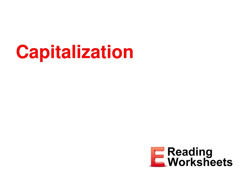 capitalization