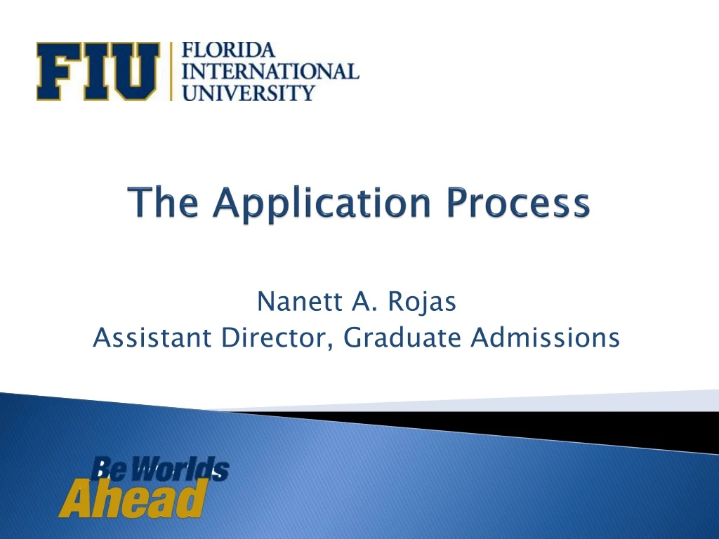 the application process