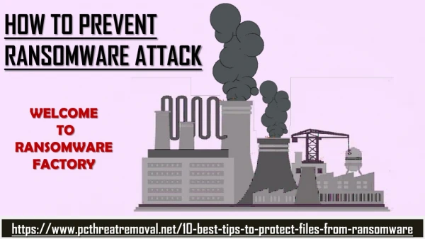HOW TO PREVENT RANSOMWARE ATTACK