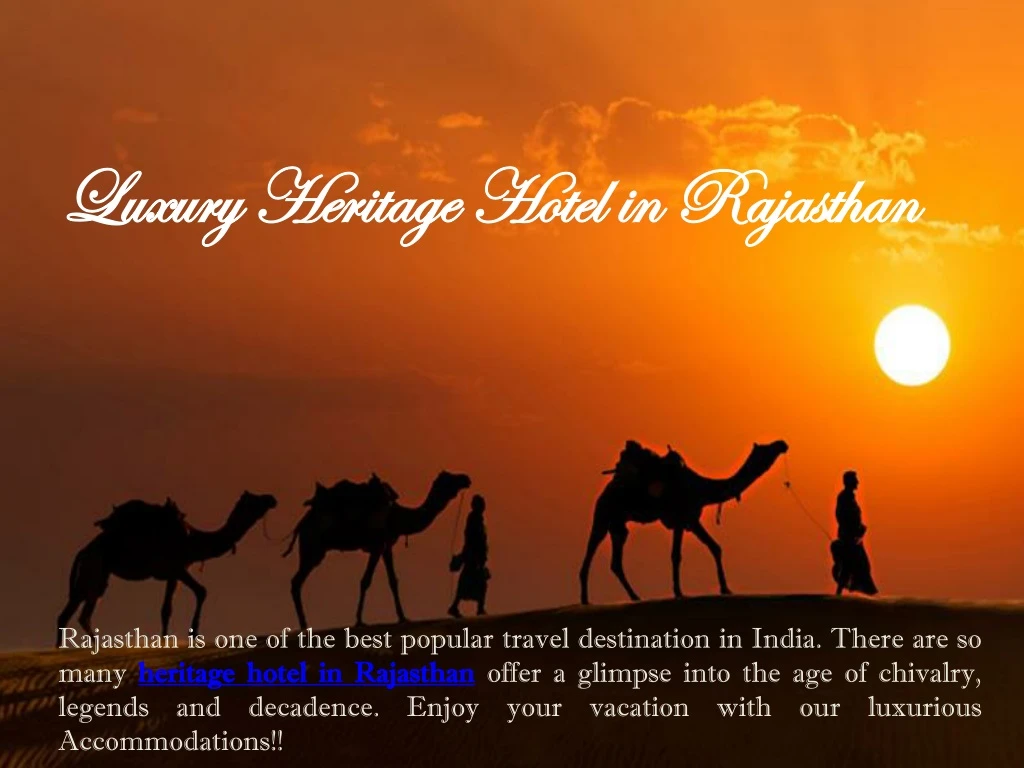 rajasthan is one of the best popular travel