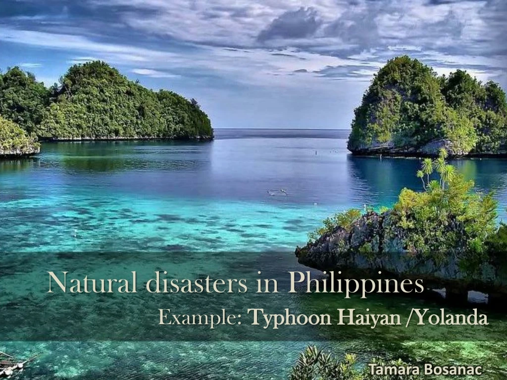 natural disasters in philippines