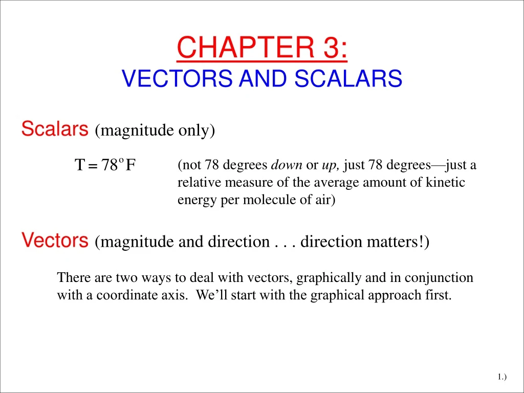 chapter 3 vectors and scalars
