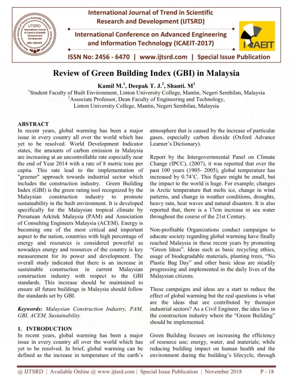 international journal of trend in scientific