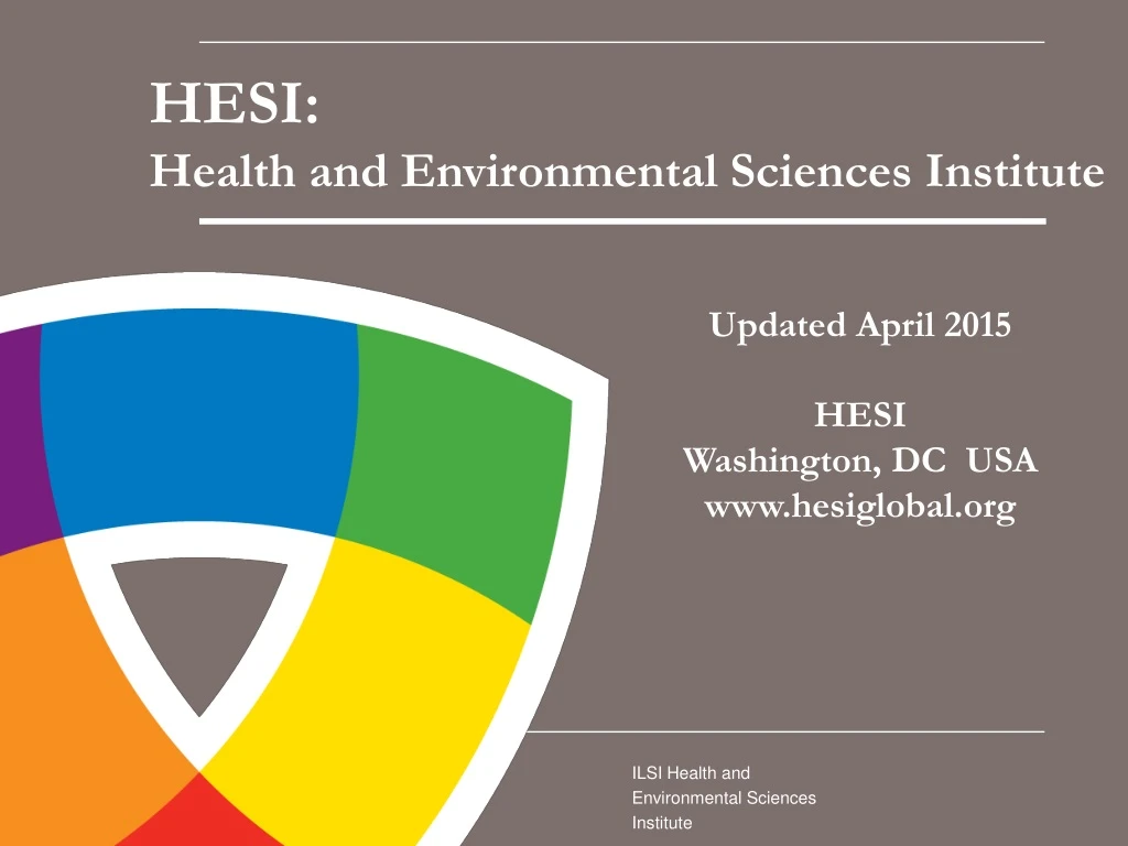 hesi health and environmental sciences institute
