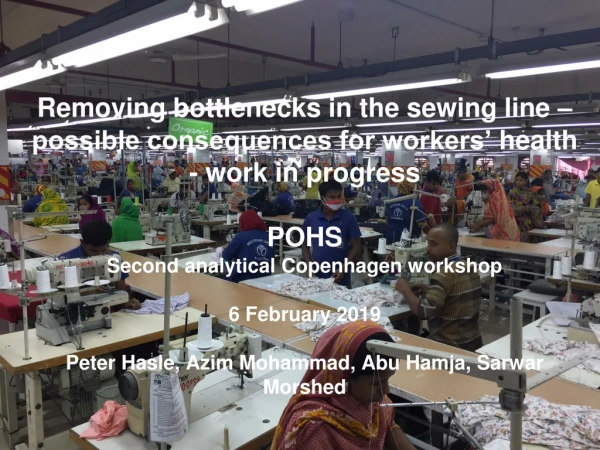 Lean and OHS in garment