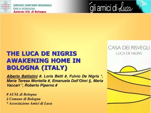 THE LUCA DE NIGRIS AWAKENING HOME IN BOLOGNA (ITALY)