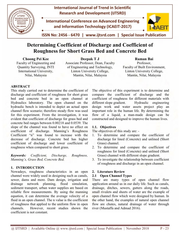 international journal of trend in scientific