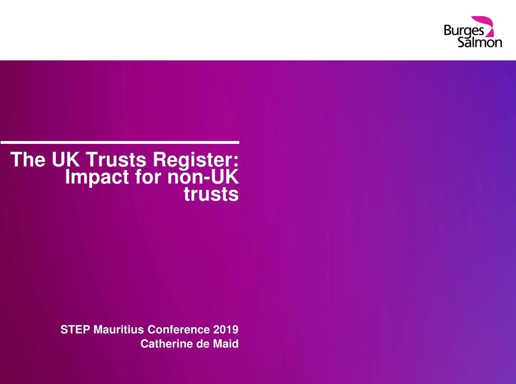 the uk trusts register impact for non uk trusts