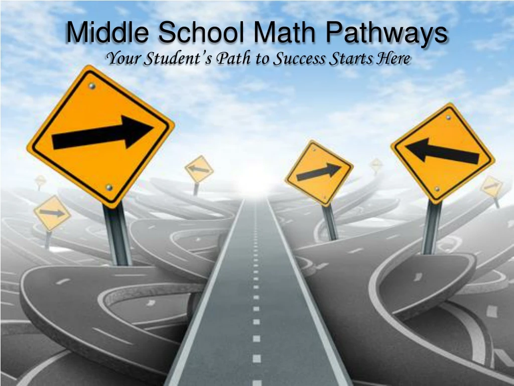 Ppt Middle School Math Pathways Powerpoint Presentation Free