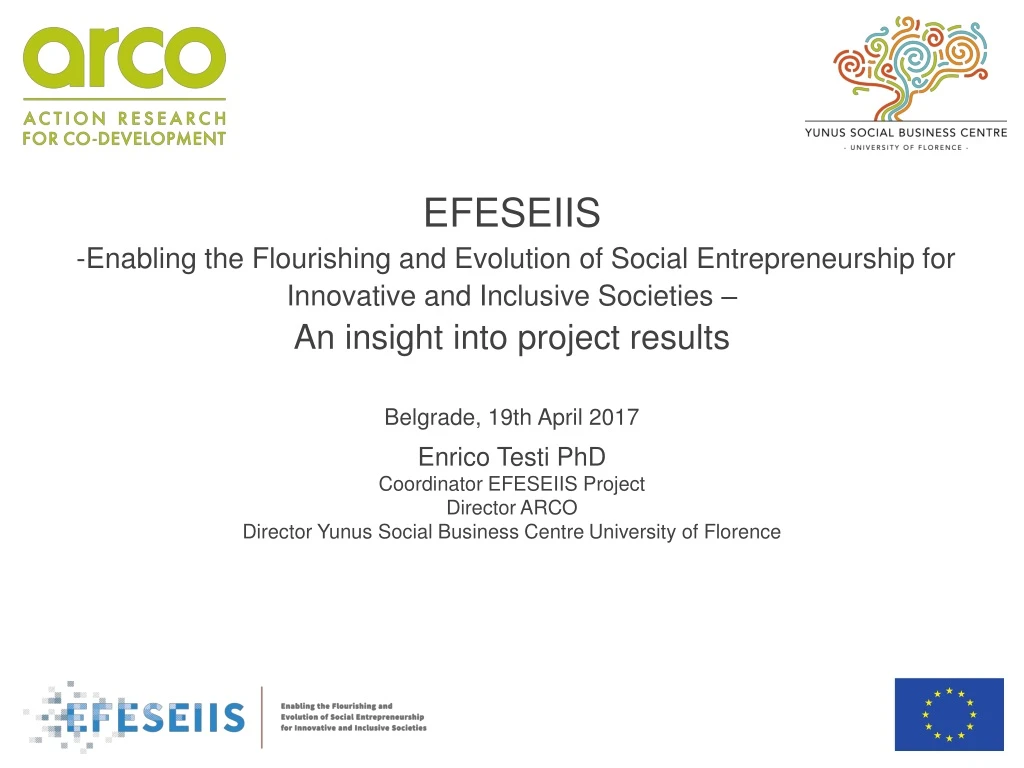 efeseiis enabling the flourishing and evolution