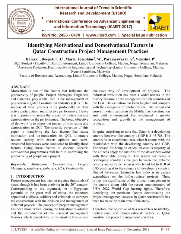 international journal of trend in scientific