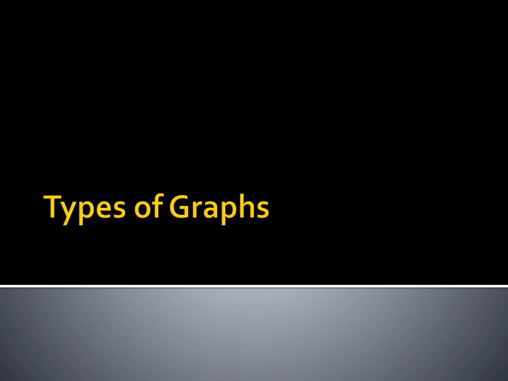 types of graphs