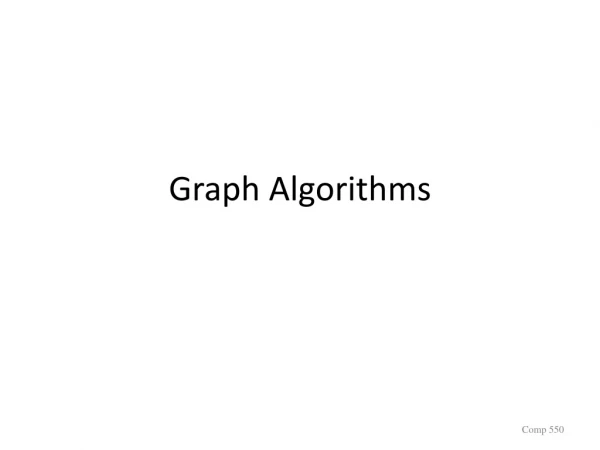 Graph Algorithms