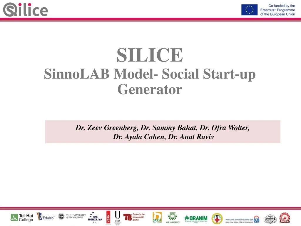 silice sinnolab model social start up generator