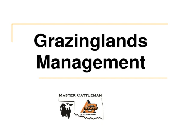 Grazinglands Management