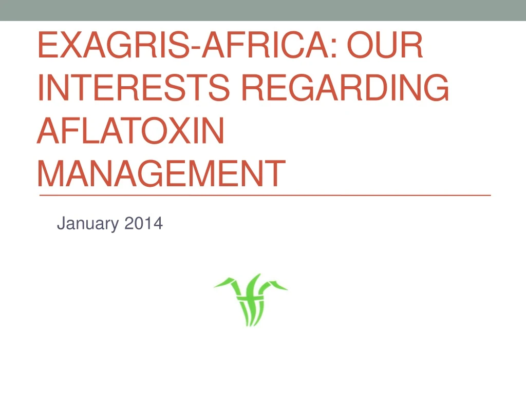 exagris africa our interests regarding aflatoxin management