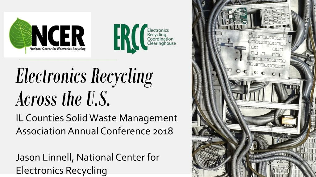 electronics recycling across the u s il counties