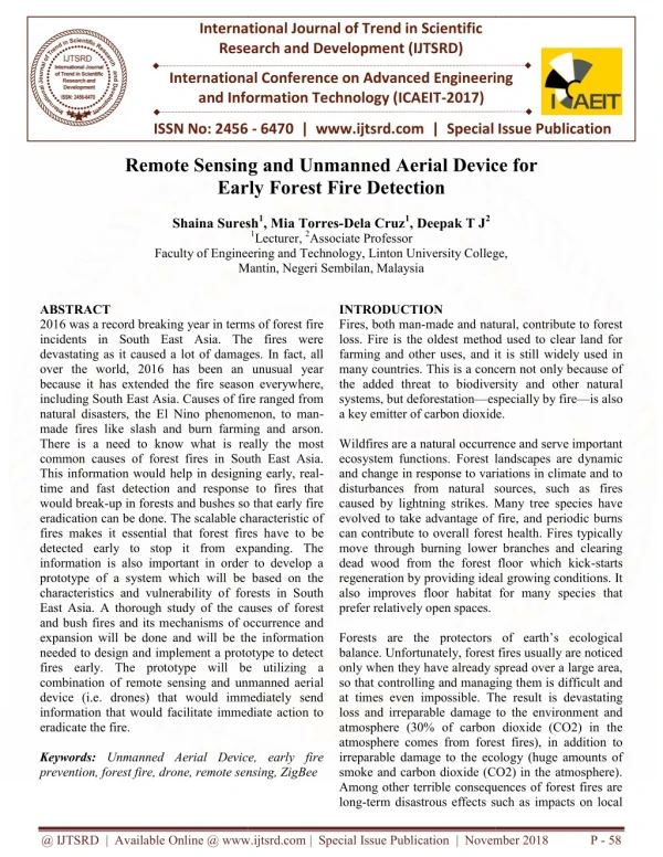 international journal of trend in scientific