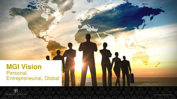 MGI Vision Personal, Entrepreneurial, Global