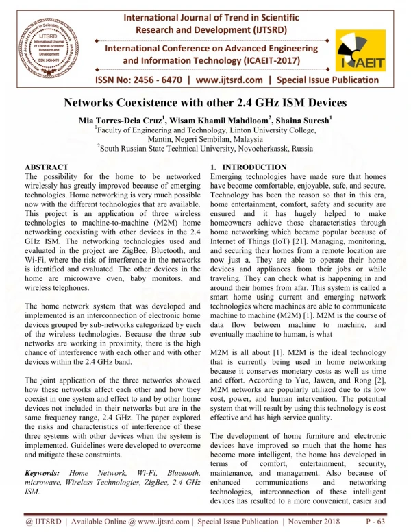 international journal of trend in scientific