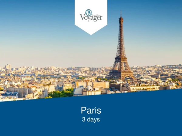 Paris 3 days