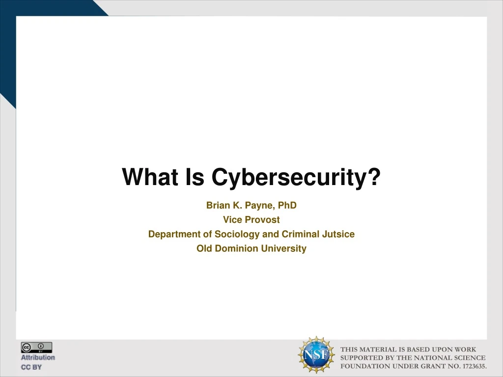 what is cybersecurity