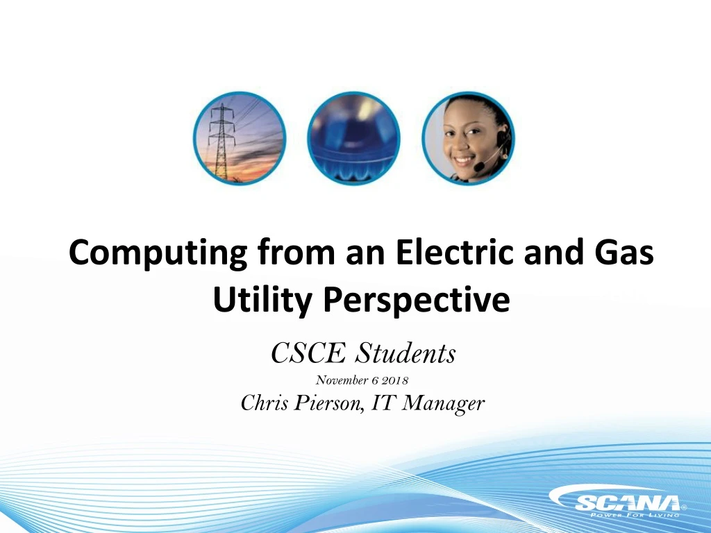 computing from an electric and gas utility