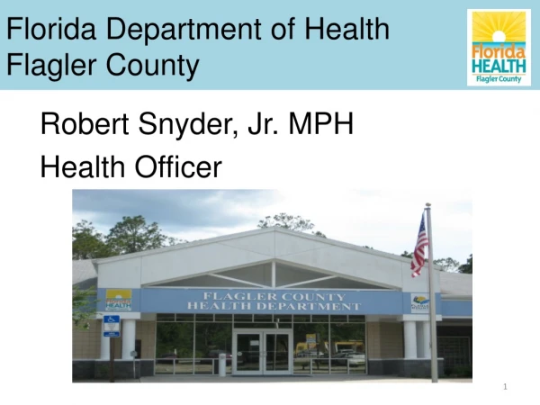 Robert Snyder, Jr. MPH Health Officer