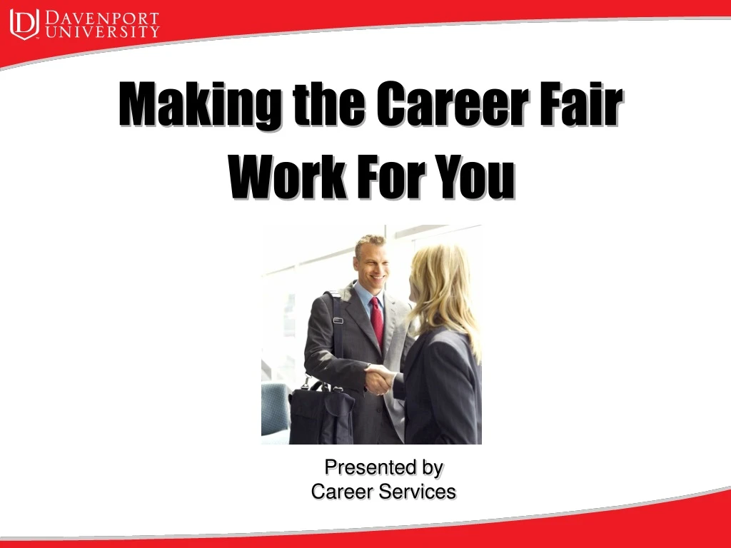 making the career fair