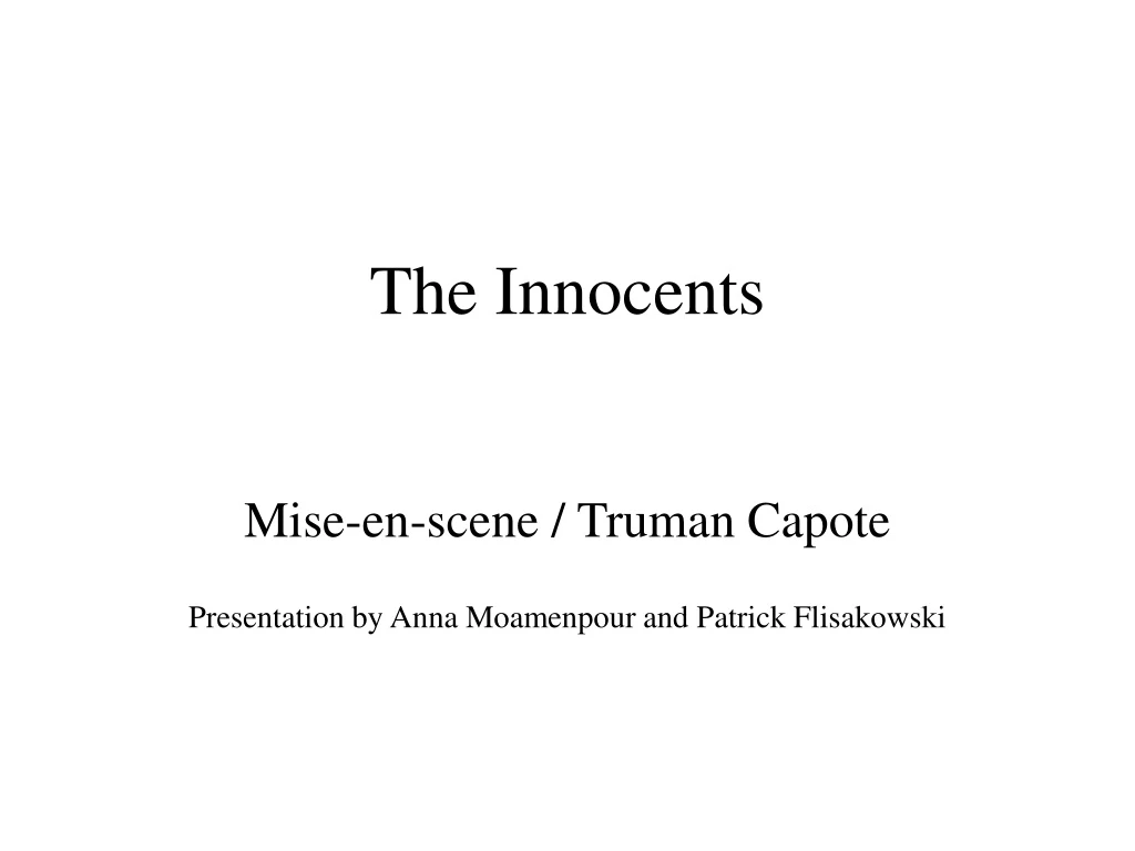 the innocents