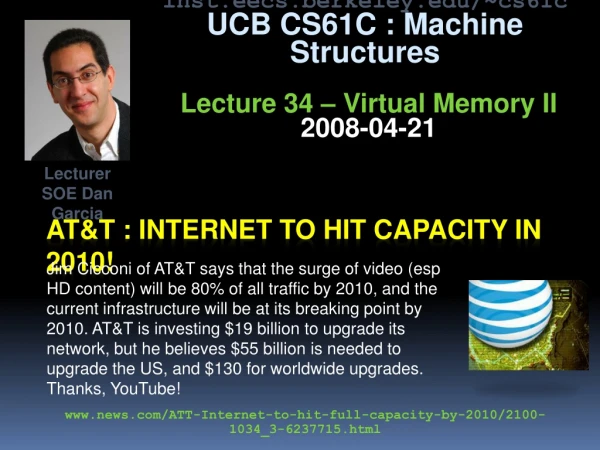 aT&amp;T : Internet to hit capacity in 2010!