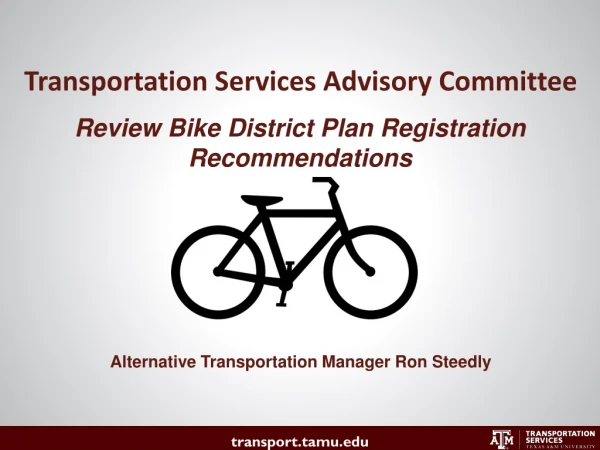 Transportation Services Advisory Committee
