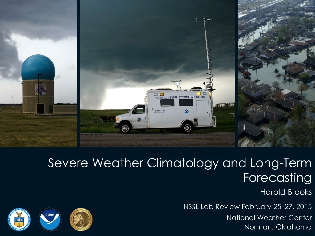 severe weather climatology and long term forecasting