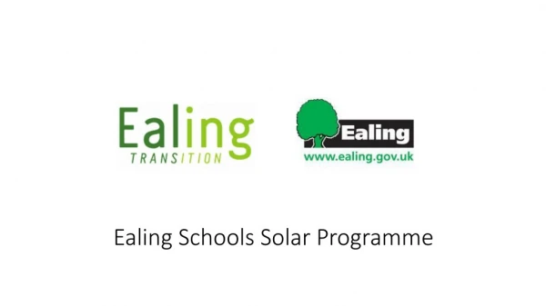 Ealing Schools Solar Programme