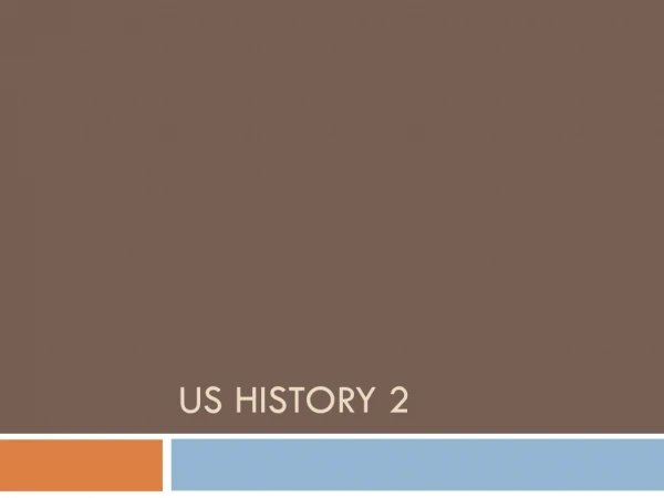 US history 2