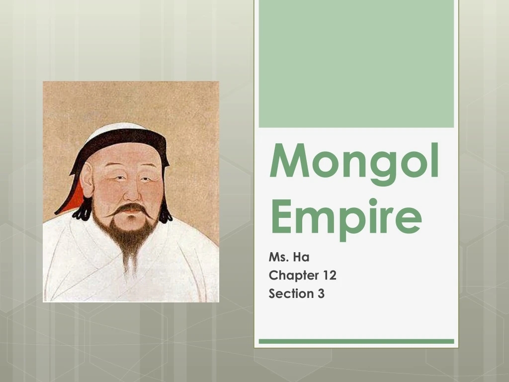 mongol empire