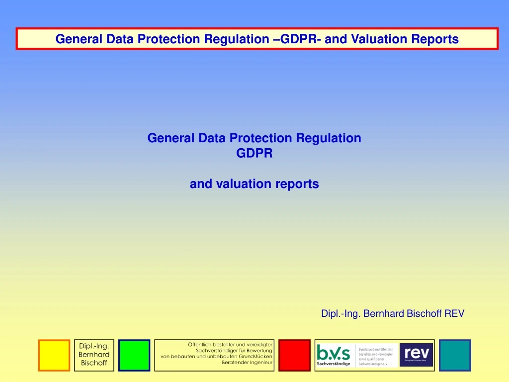 general data protection regulation gdpr