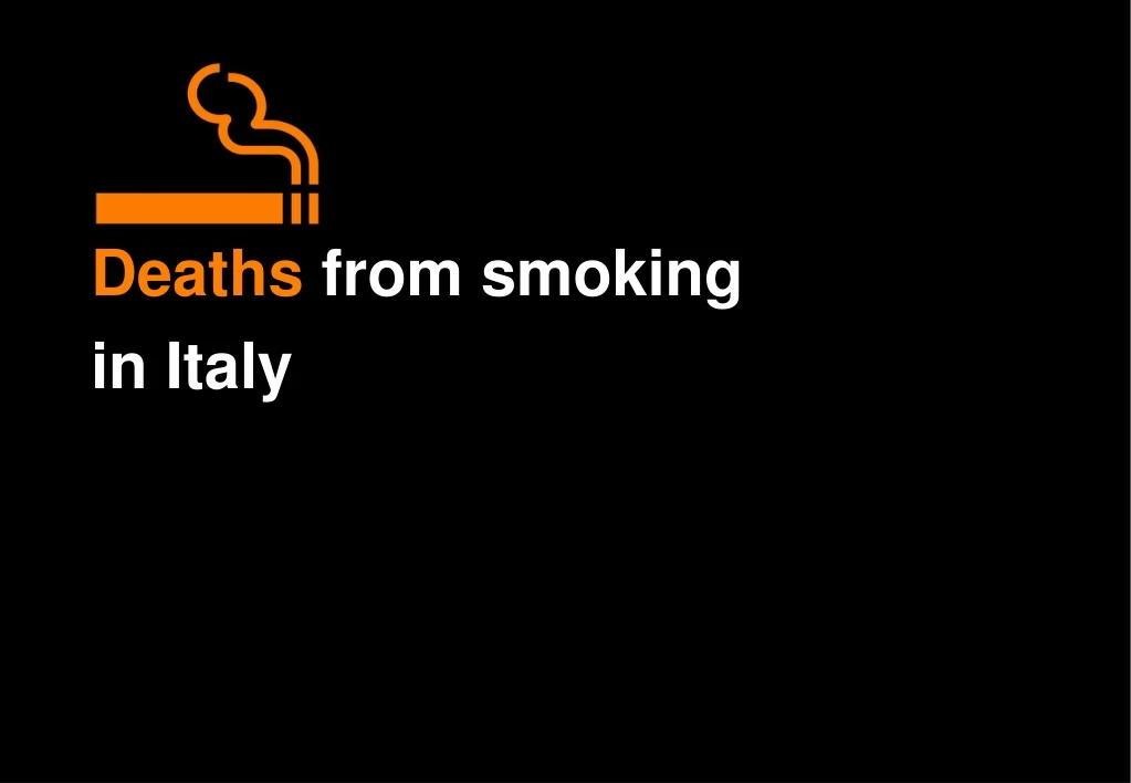 deaths from smoking