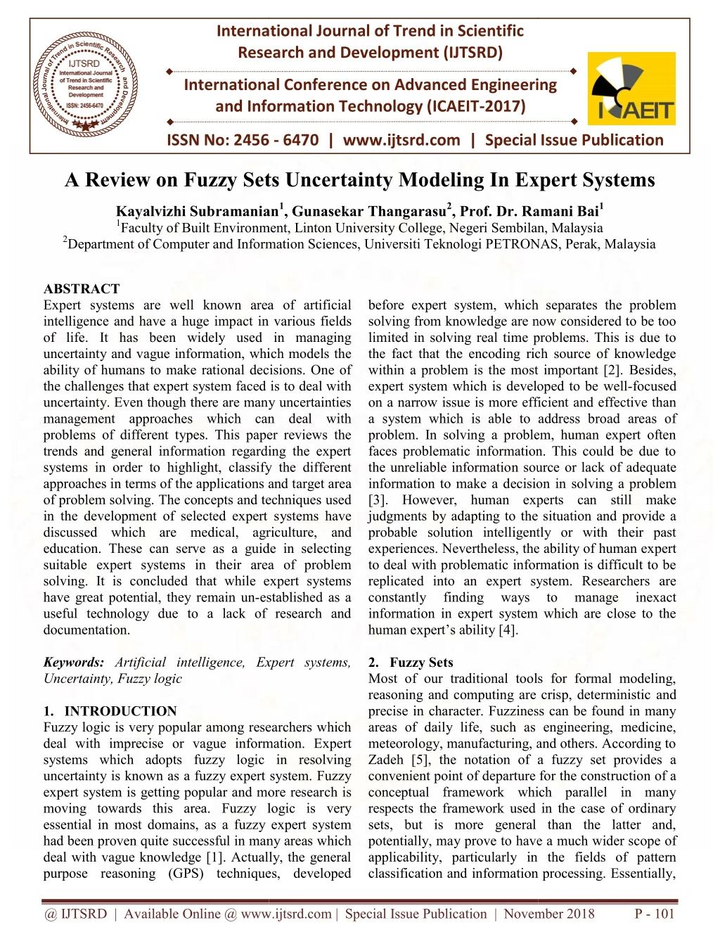 international journal of trend in scientific