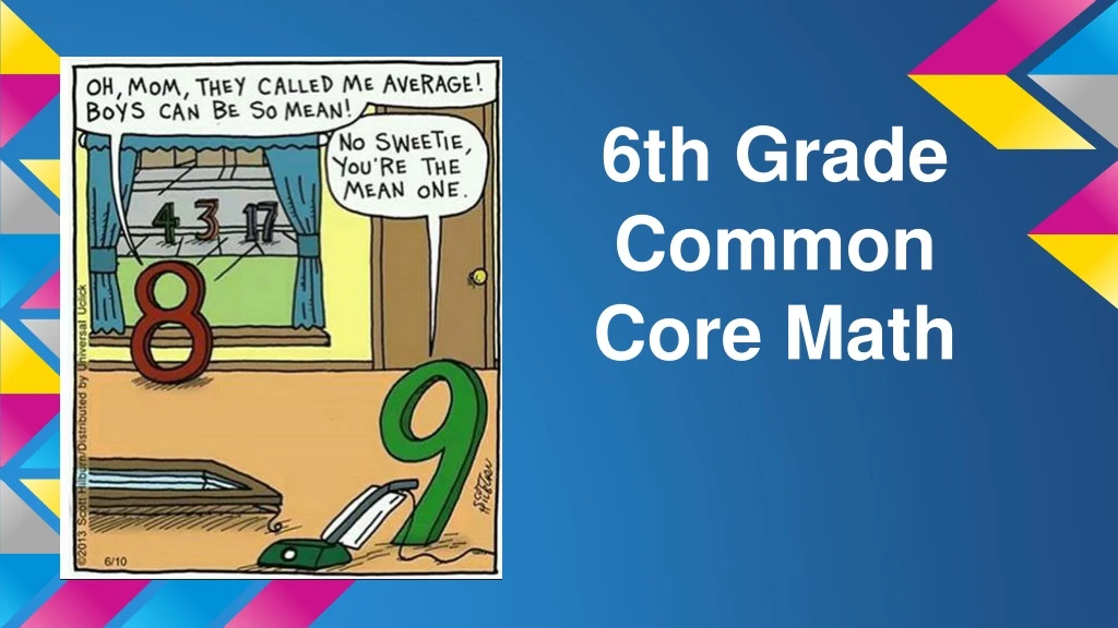 6th grade common core math