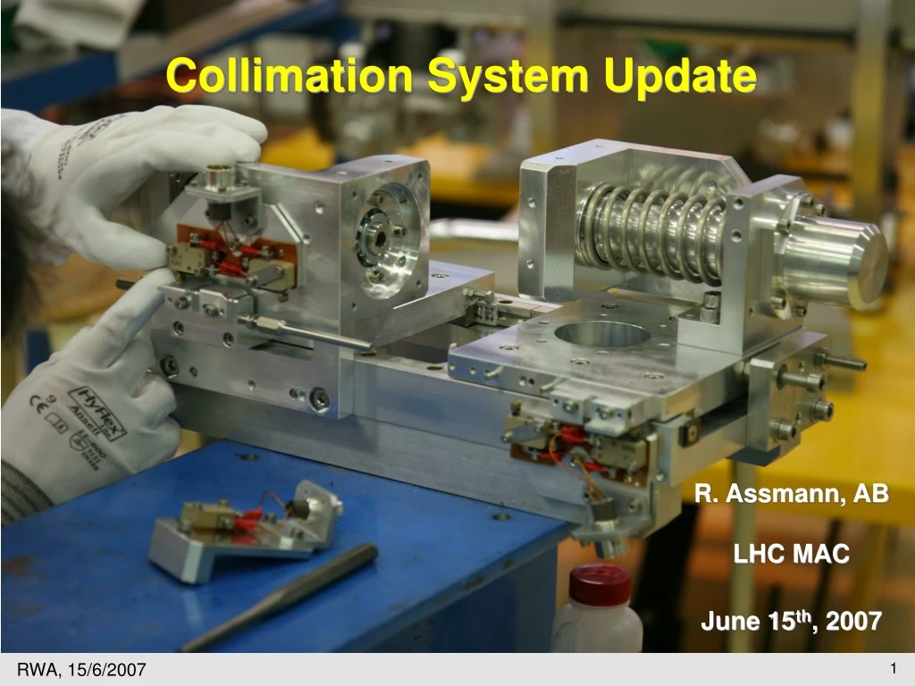 collimation system update