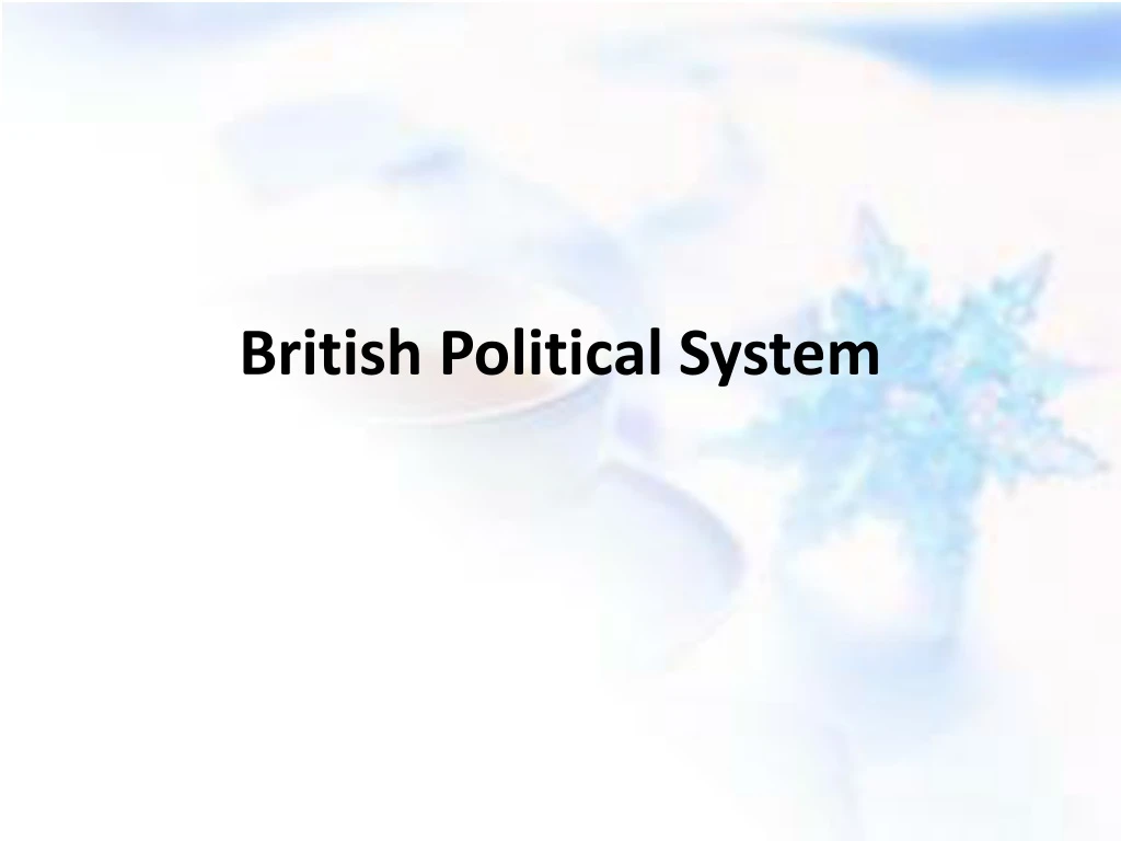 british political system