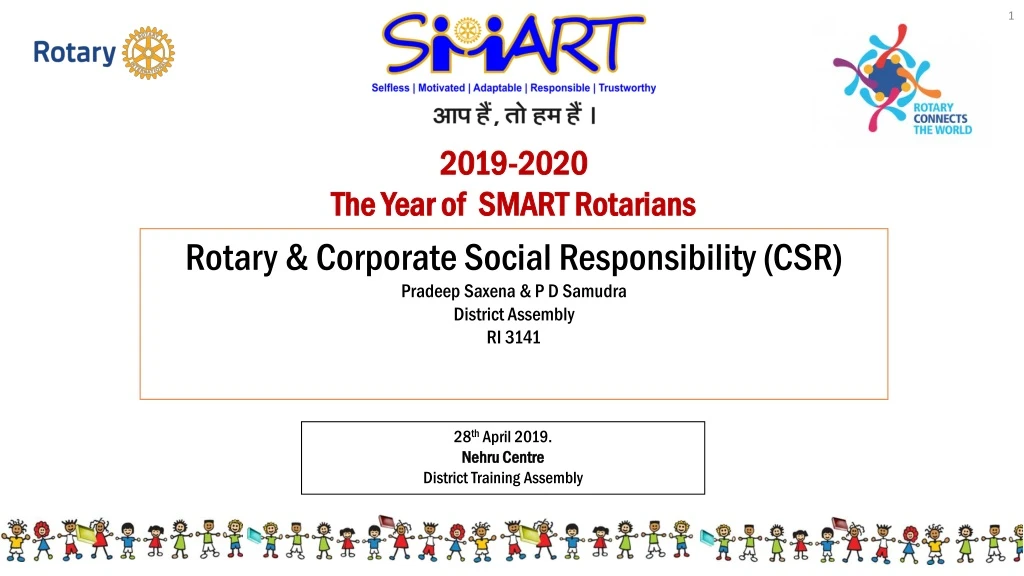 2019 2020 the year of smart rotarians