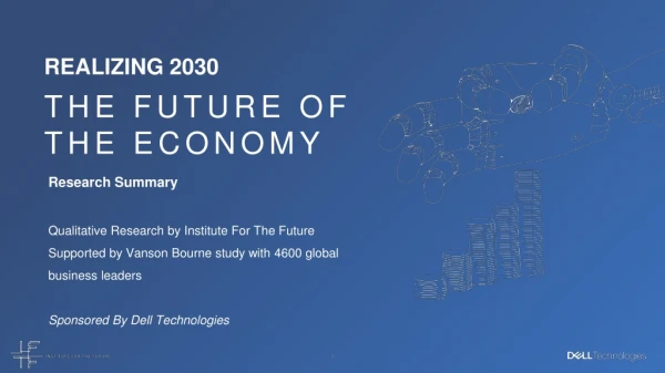 Realizing 2030 The future of the economy