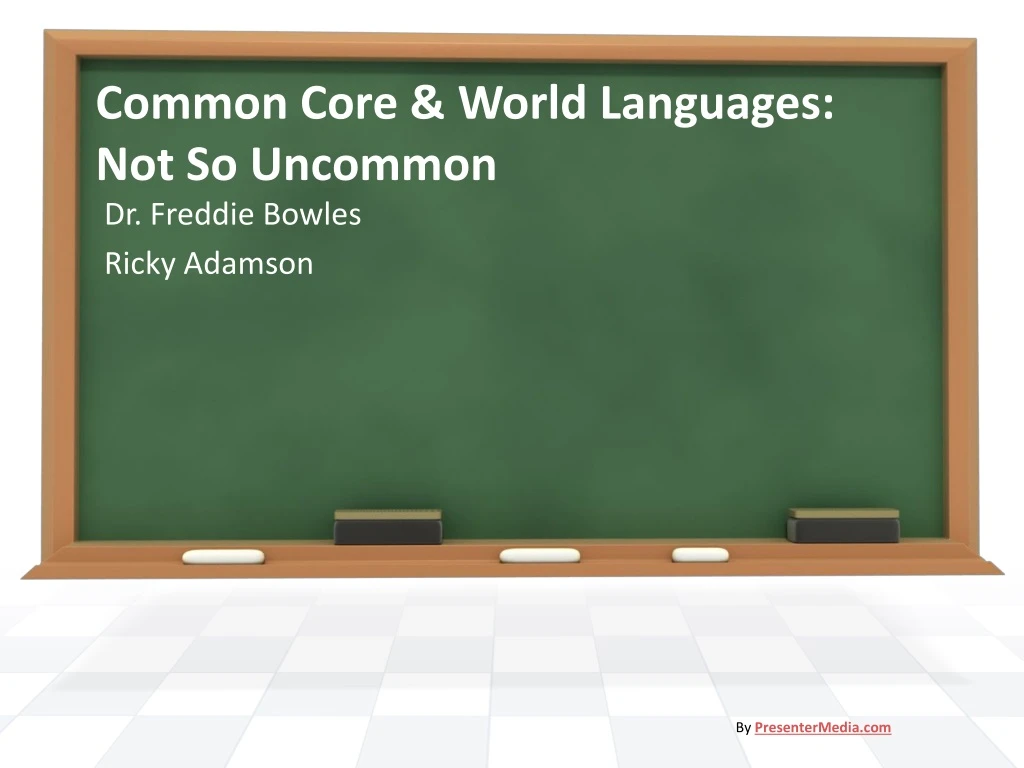 common core world languages not so uncommon