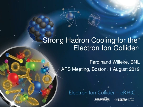 Strong Hadron Cooling for the Electron Ion Collider