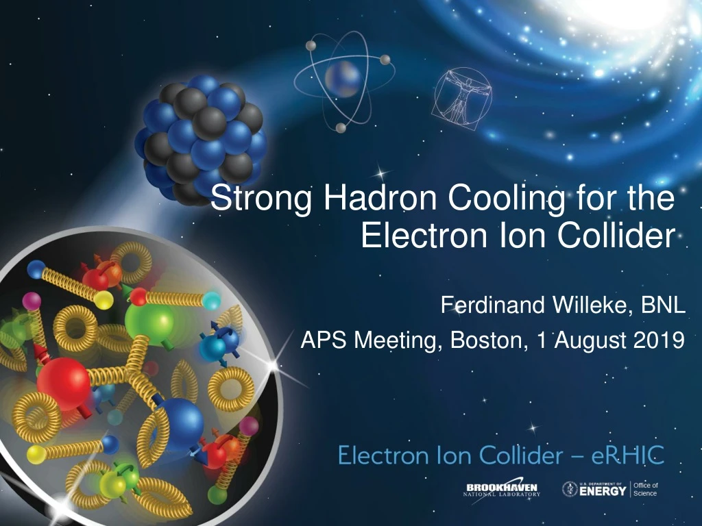 strong hadron cooling for the electron ion collider