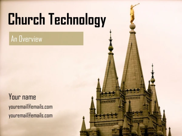 Church Technology
