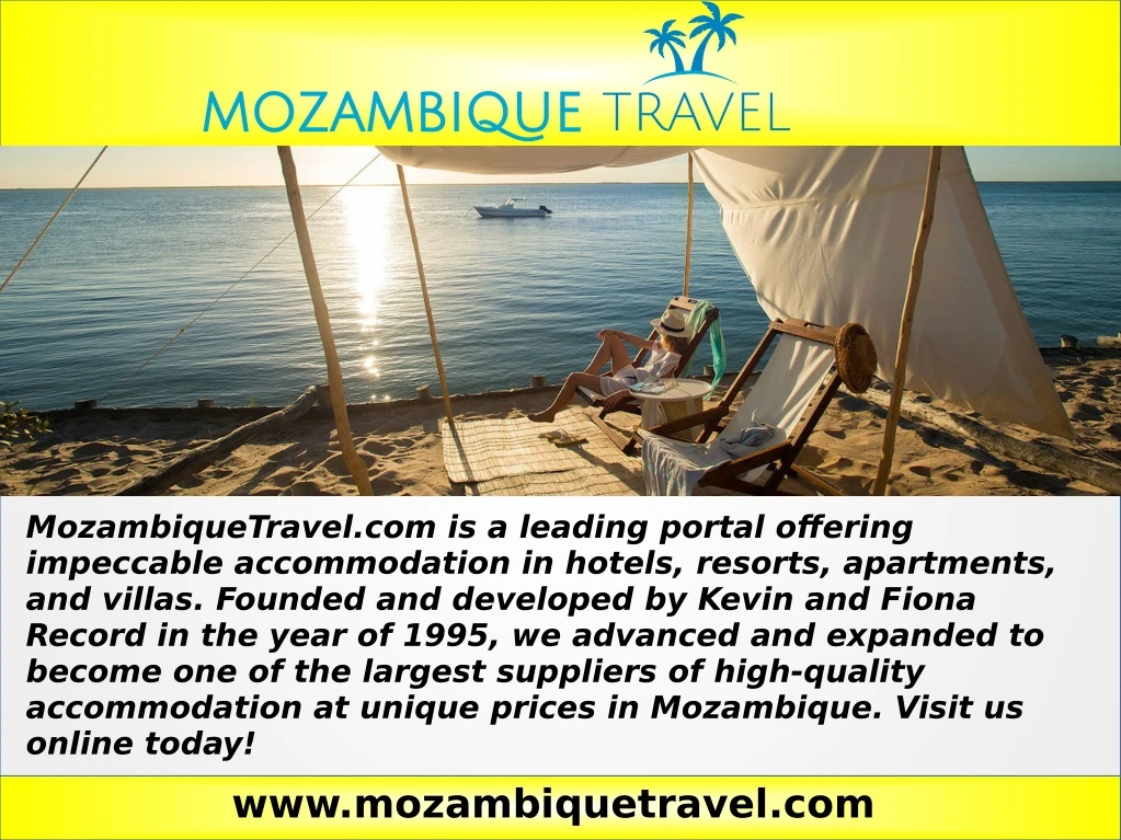 mozambiquetravel com is a leading portal offering