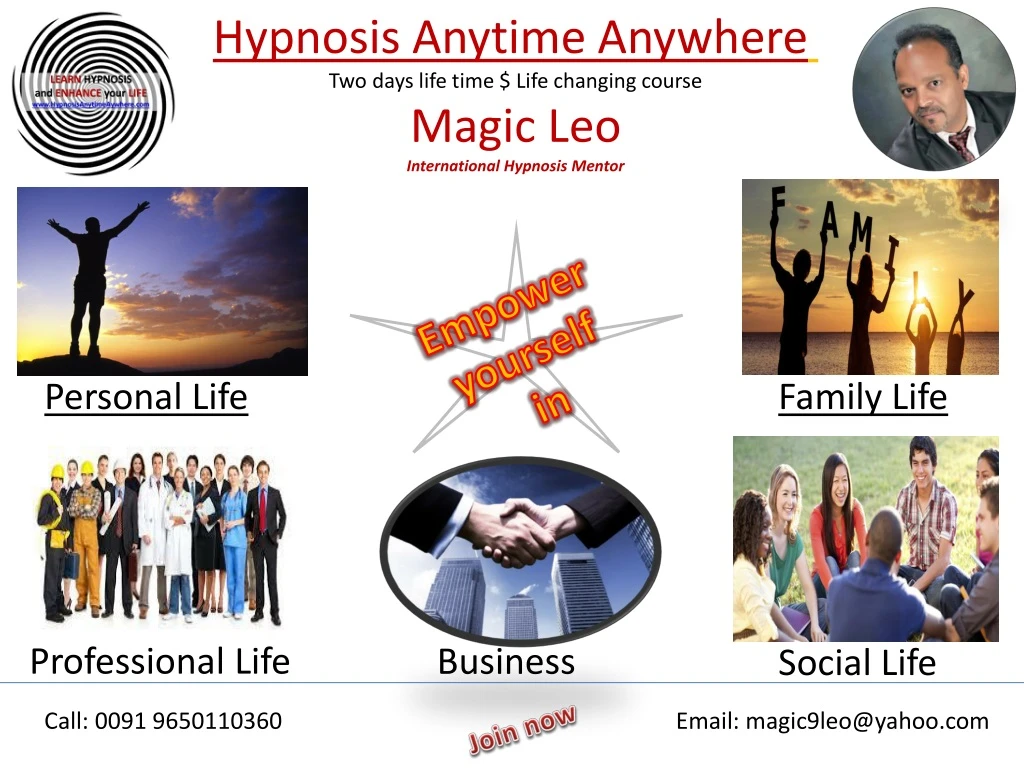 hypnosis anytime anywhere two days life time life